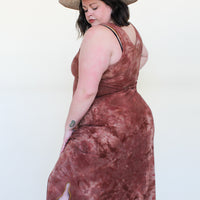 Midi Slip Dress *Sleeveless* 'Hand-Dyed'