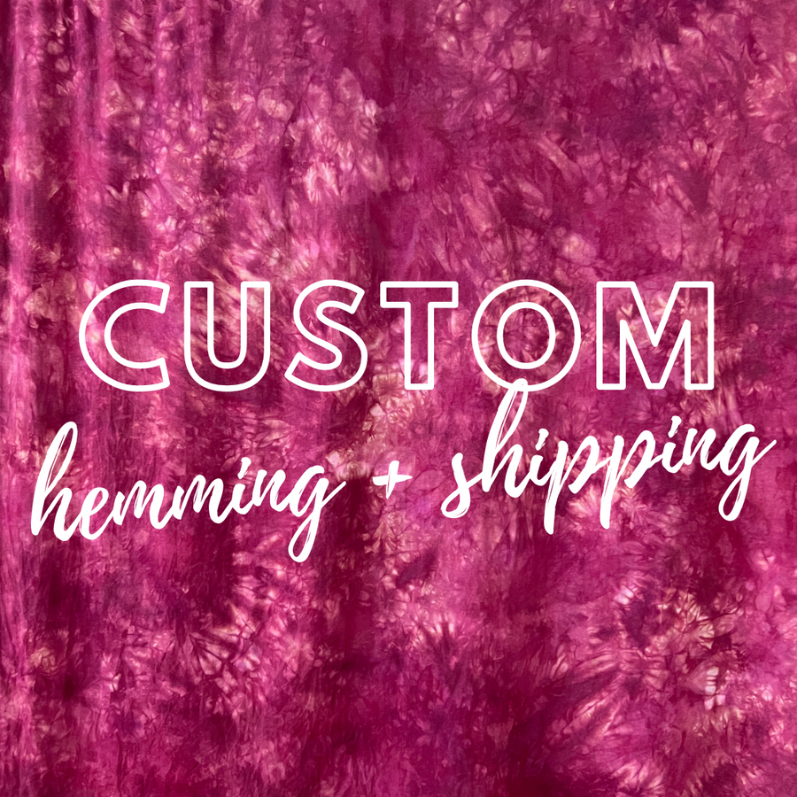 Hemming Service with Shipping